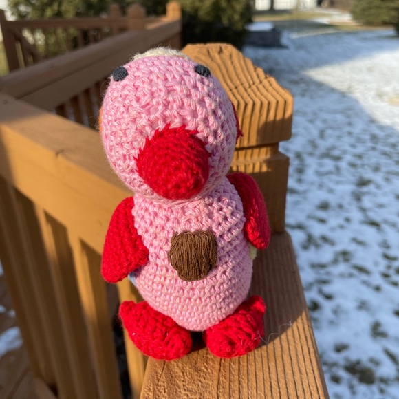 Cute Crocheted Duck - Picture 3 of 5